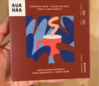 Chocolat noir + éclats de café