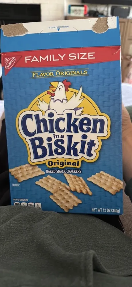 Chicken in a Biskit Original Baked Snack Crackers