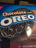 Nabisco oreo sandwich cookies chocolate chocolate creme1x15.25 oz