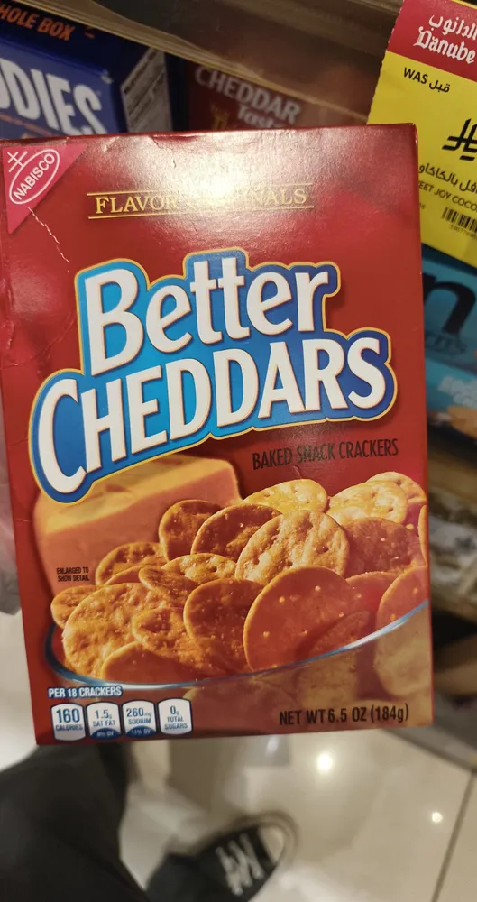 Nabisco, better cheddars, baked snack crackers, original imp