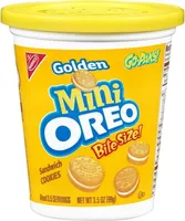 Mini golden sandwich cookies go-pak
