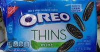 Nabisco oreo thins cookies mint 1x10.1 oz