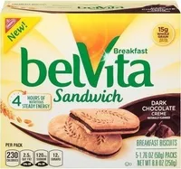 Dark Chocolate Creme Breakfast Biscuits