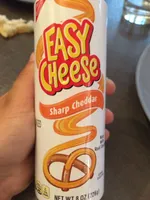 Nabisco easy cheese pasteurized cheese snack sharp cheddar 1x8.000 oz