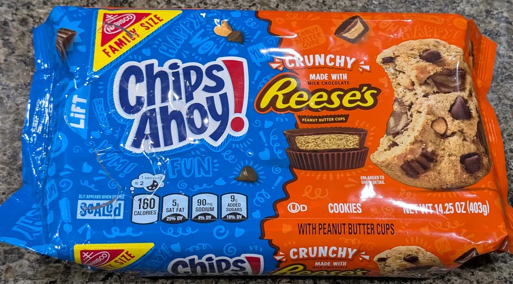 Chips Ahoy! Crunchy with Reese's Peanut Butter Cups