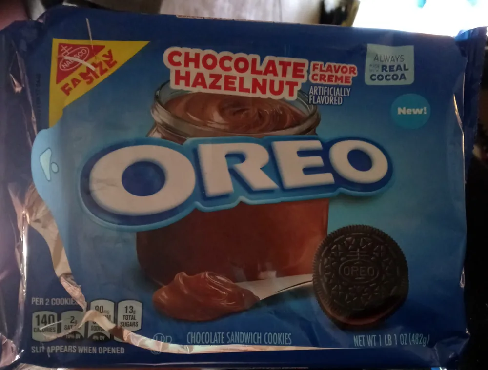 Oreo Chocolate Hazelnut