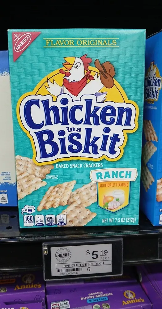 Chicken in a Biskit Ranch Baked Snack Crackers