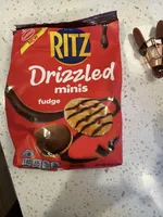 Drizzled minis fudge