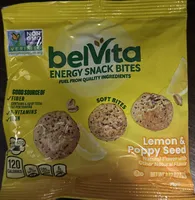 Lemon Poppy Seed BelVita Energy Snack Bites
