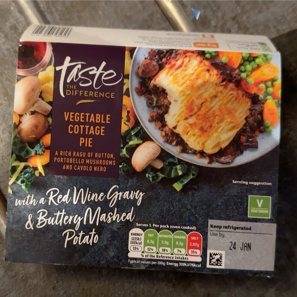 Vegetable cottage pie