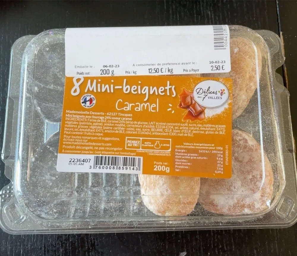 8 Mini-beignets caramel