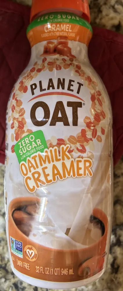 Oat milk creamer zero sugar caramel