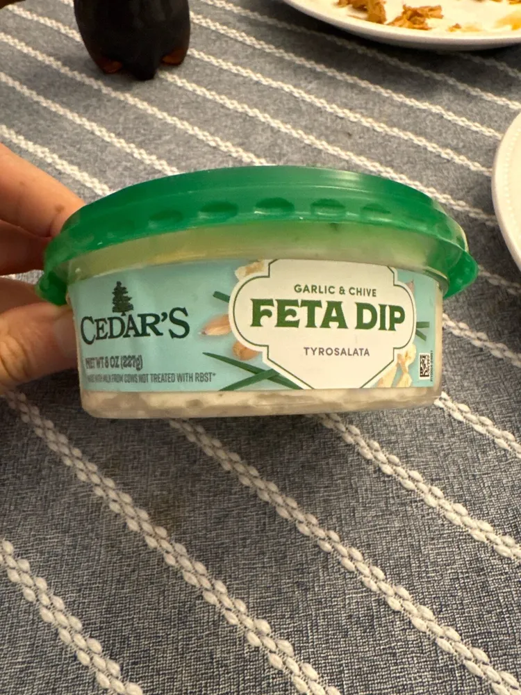 Garlic And Chive Feta Dip