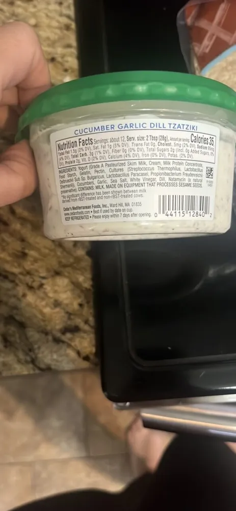 TZATZIKI Cucumber Garlic Dill