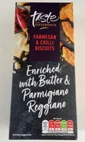 Parmesan &chillu biscuits