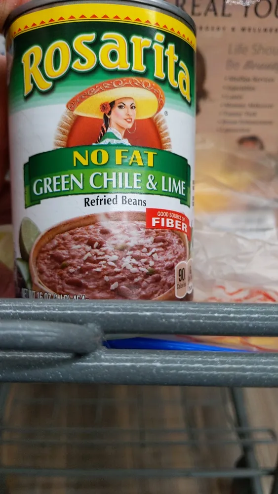No Fat Green Chile & Lime Refried Beans