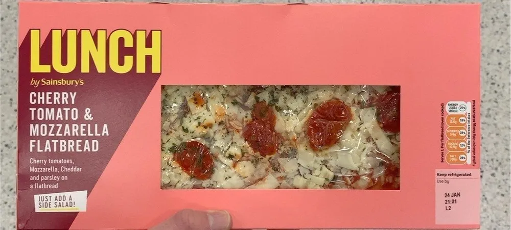 Cherry Tomato & Mozarella Flatbread
