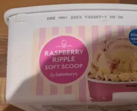 Rasberry ripple soft scoop