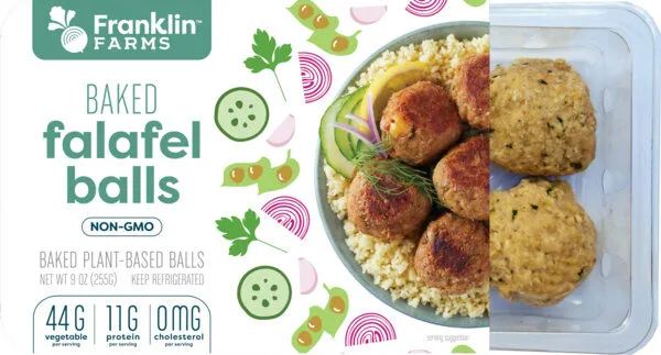 Baked falafel balls