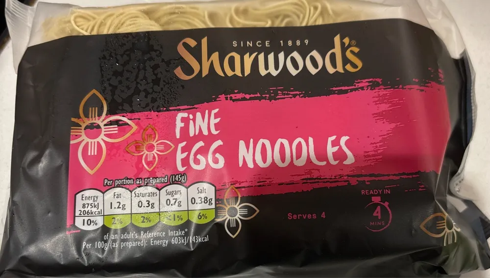 sharwoods fine egg noodles