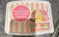 Neapolitan soft scoop
