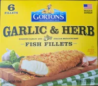 Roasted Garlic & Italian Herb Breaded Fish Fillets