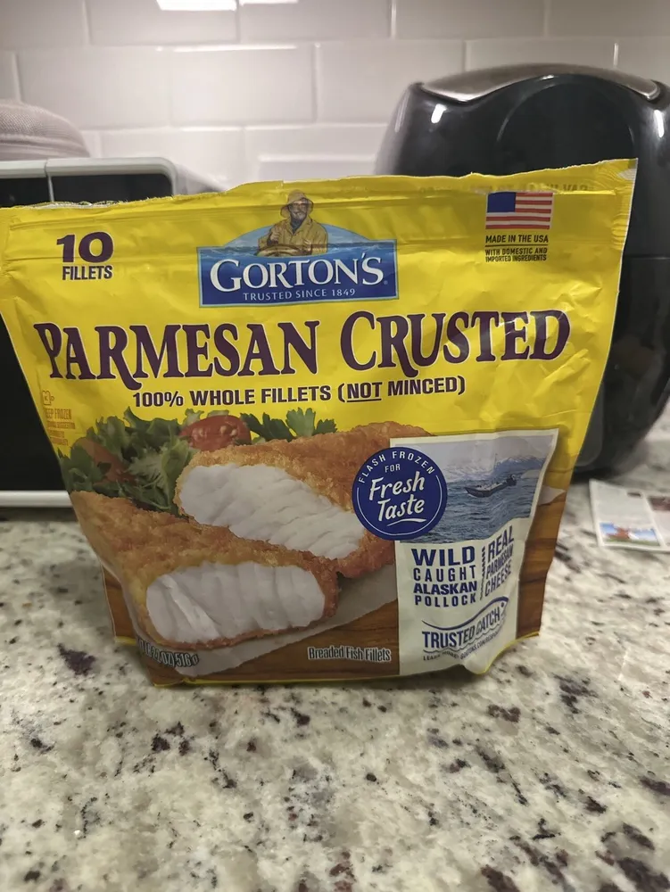 Parmesan Crusted Breaded Fish Fillets