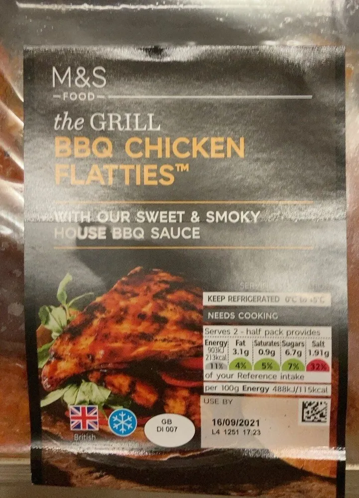 BBQ Chicken flatties