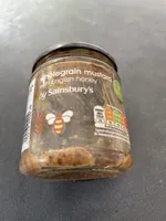 whole grain mustard with English honey