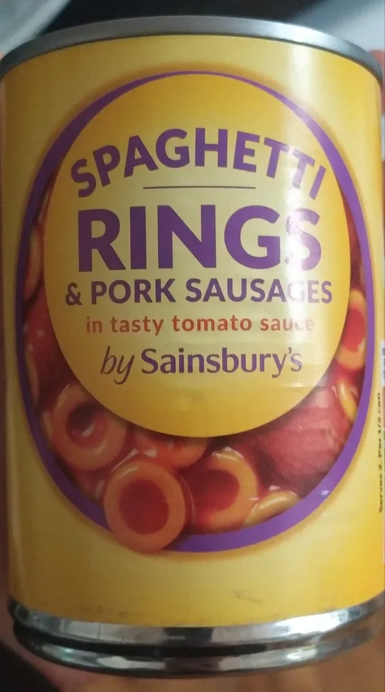Spaghetti Rings & Pork Sausages