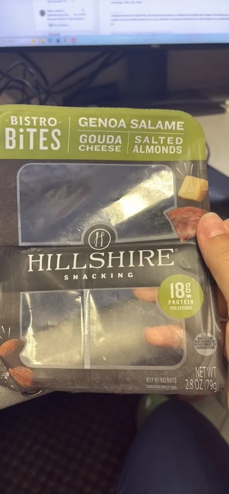 GENOA SALAMI GOUDA CHEESE SALTED ALMONDS