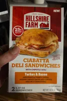 Ciabatta Turkey & bacon Sandwich