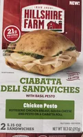 Ciabatta Deli Sandwich With Pesto