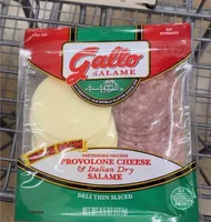 Pasteurized Process Provolone Cheese & Italian Dry Salame