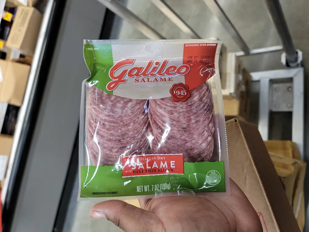 Deli Thin Sliced Italian Dry Salame