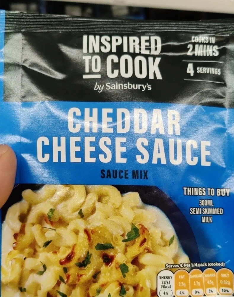Cheddar cheese sauce