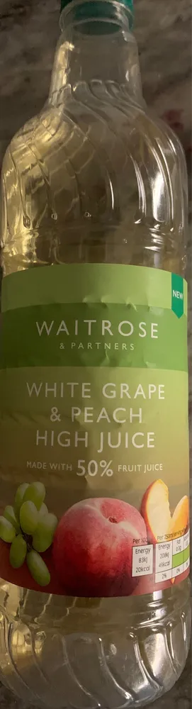 White Grape & Peach High Juice