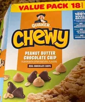 Chewy Peanut and Chocolate Chip Granola Bars