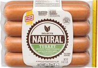 Natural Turkey Uncured Turkey Franks