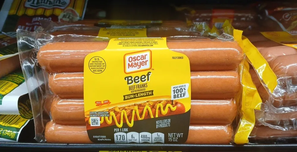 Beef Franks Bun-Length