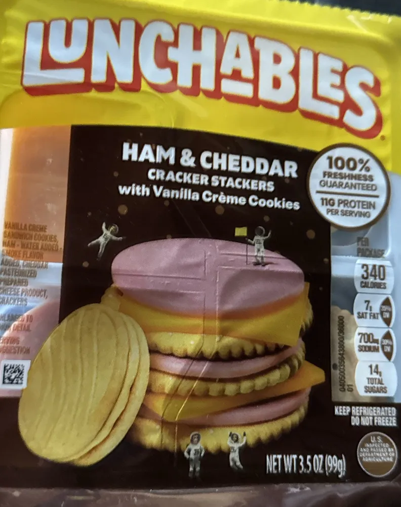 Ham & Cheddar with Vanilla Crème Cookies
