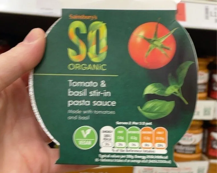So organic stir in sauce
