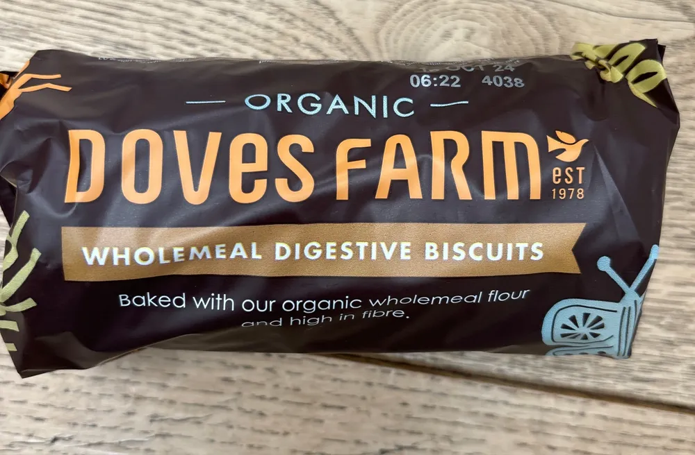 Organic Wholemeal Digestive Biscuits