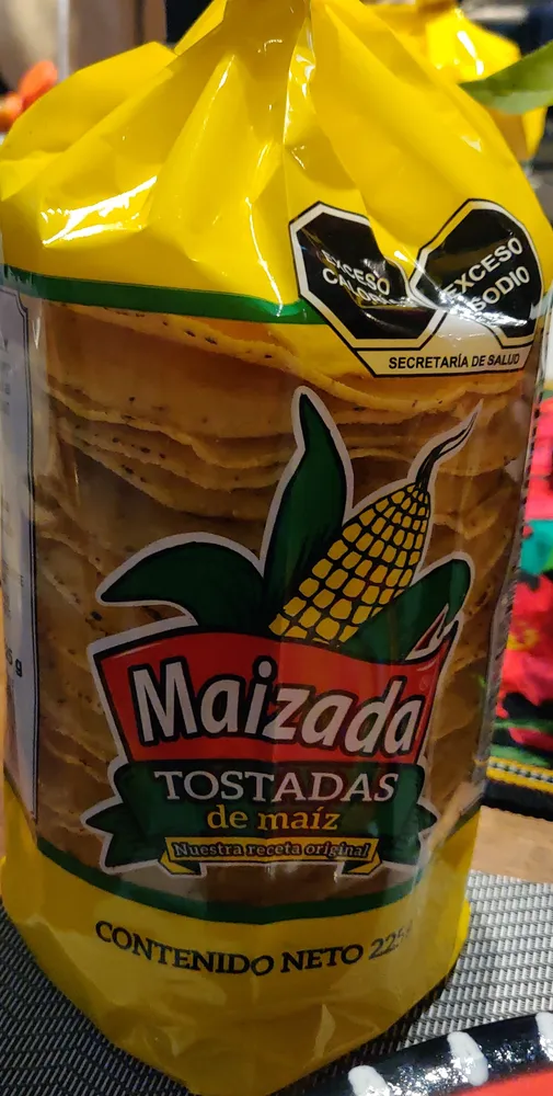 Tostadas de maíz
