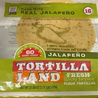 Tortilla Land Jalapeno Flour Tortillas