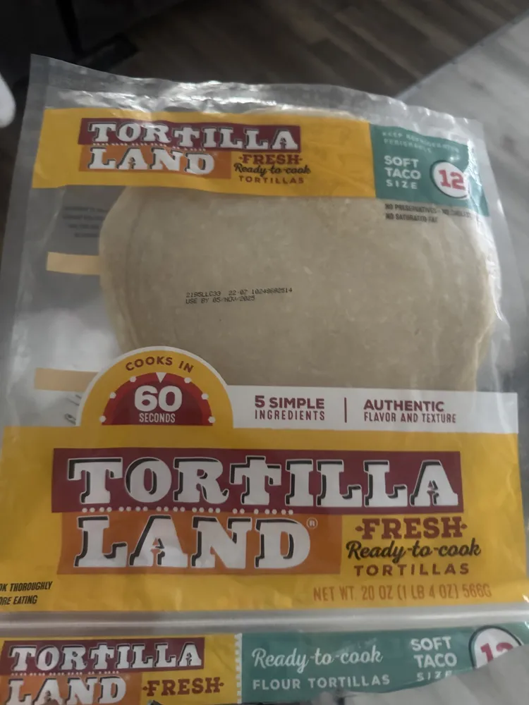 Ready-to-cook Tortillas