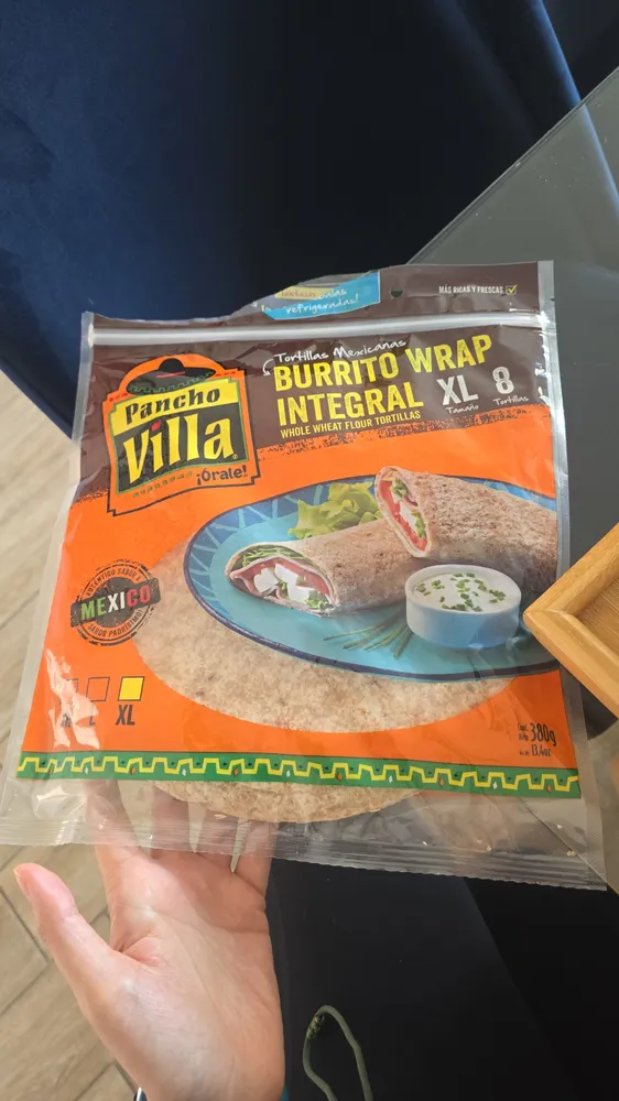 BURRITO WRAP INTEGRAL XL 8 Tortillas