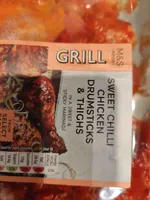 Sweet chili chicken drumsticks and thighs