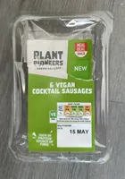 6 Vegan cocktail sausages