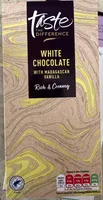 Tatse the difference white chocolate with Madagascan vanilla